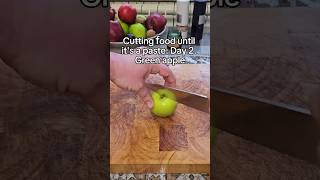 Cutting food until it’s a paste Day 2 Green apple satisfyingvideo [upl. by Letnohc197]