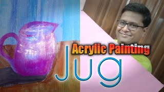 Jug Stop Motion Acrylic Painting [upl. by Corella]