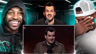 THIS WAS TOO FUNNYJim Jefferies  Gun Control Part 1 REACTION [upl. by Enelear815]