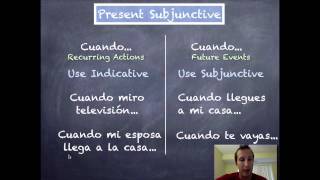 Cuando Subjunctive [upl. by Ayanej]