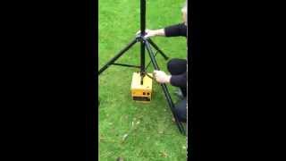 Assembling a NightSearcher MegaStar LED Portable Floodlight [upl. by Anaz162]