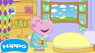 Hippo 🌼 Bonjour Hippo 🌼 Toutes les séries 🌼 Jeu de dessin animé pour les enfants [upl. by Natek]