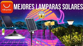 🌟😱¡Las 3 Mejores Lámparas Solares Para Exteriores Baratas de 2024 ✅☀️ [upl. by Kumler]