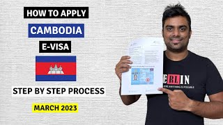 How to Apply Cambodia EVisa  StepbyStep Online Visa Process for Indian Visitors  Cambodia [upl. by Rastus]