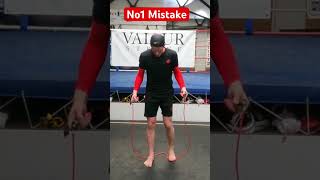 EASY MISTAKE  Focus on this to improve your skipping skipping jump skippingrope jumprope [upl. by Ayital]