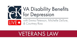 VA Disability Benefits for Depression [upl. by Naihtniroc]