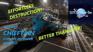 Alliance Chieftain  Station Defender  AX Build  Elite Dangerous [upl. by Torrey203]