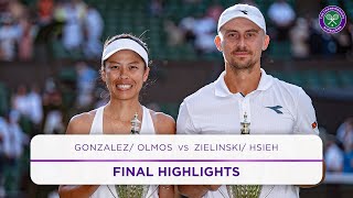 Thrilling Mixed Doubles  Gonzalez Olmos vs Zielinski Hsieh  Final  Highlights  Wimbledon 2024 [upl. by Reube326]