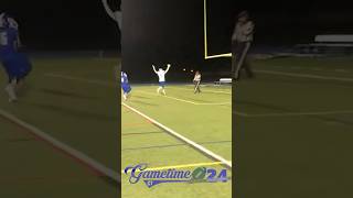 Late interception by Glastonburys Anthony DuBaldo the difference in 2321 win over Southington [upl. by Ecirtaeb133]