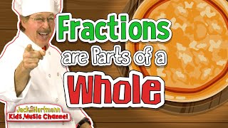 Fractions are Parts of a Whole  Jack Hartmann [upl. by Ynohtnaed644]