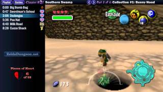 Legend of Zelda Majoras Mask Walkthrough 02 36 quotSouthern Swamp Bunny Hoodquot [upl. by Leler]