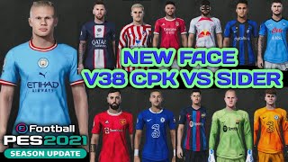 PES 2021 New Face EHaaland LMartínez Lewandowskit Griezmann Kepa Arrizabalaga HZiyech V38 [upl. by See]