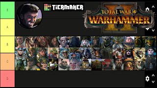 Total War Warhammer 2 Lord Tier List [upl. by Ahdar269]