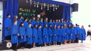 Edward Murphy School Graduation sings CEST PAS FINI STAR ACADEMIE [upl. by Lindbom160]