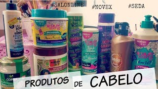 PRODUTOS DE CABELOS CRESPOCACHEADOS [upl. by Titania600]