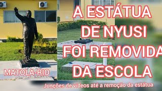 A ESTÁTUA DE NYUSI FOI REMOVIDA NA ESCOLA SECUNDÁRIA EGFILIPE JACINTO NYUSI 😱😱 NA MATOLARIO [upl. by Eninnaej]