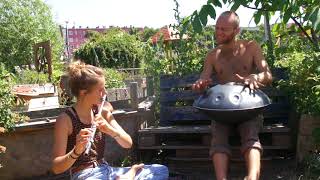 NowHere  Handpan amp Flute  Jobina Diez amp Malte Marten [upl. by Yddor]