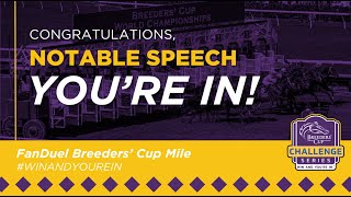 2024 Qatar Sussex Stakes  Notable Speech [upl. by Pardo]