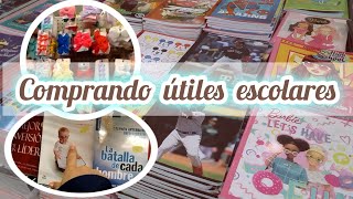 COMPRANDO ÚTILES ESCOLARES 📚ARREGLATE CONMIGO PARA IR A COMPRAR ÚTILES ESCOLARESÚTILES PARA ESCUELA [upl. by Martine]