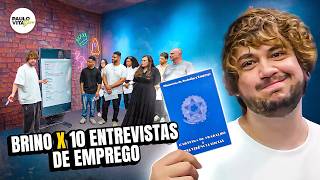 BRINO x 10 ENTREVISTAS DE EMPREGO [upl. by Euqinot]