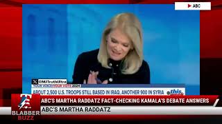 ABCs Martha Raddatz FactChecking Kamalas Debate Answers [upl. by Aurora]