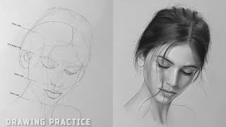 A Better way to Practice Drawing  LOOMIS METHOD [upl. by Airyt]