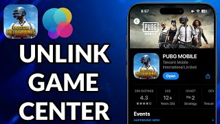 How To Unlink Game Center PUBG Mobile iPhone [upl. by Naitsabas]