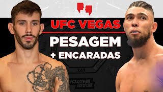 AO VIVO PESAGEM  ENCARADAS UFC VEGAS [upl. by Emlin]