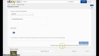 How to Return an Item on eBay Fast and Easy [upl. by Ylrehs340]