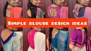 Simple blouse design ideas [upl. by Trilley]