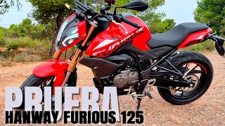 Hanway Furious 125 2021 🏍 Prueba  Test  Review  Caballero Motorista [upl. by Mckenna]