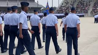 Airman graduation ceremony at Lackland AFB Pass in review [upl. by Nylra]