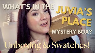 JUVIA’S PLACE MYSTERY BOX UNBOXING amp SWATCHES [upl. by Hbahsur]