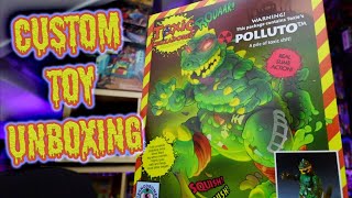 Unproduced Toxic Crusaders Polluto  Toy Review  Custom by Teknodromen Toys [upl. by Aratas]