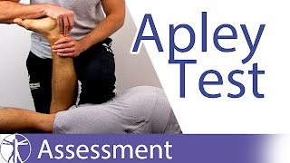 Apleys Test  Meniscus Injury [upl. by Russell]