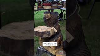 Watch Chainsaw Artist Use Power Tools to Make Art shorts [upl. by Northington570]