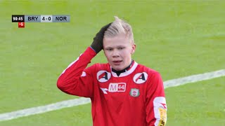 14 year old Erling Haaland was INSANE [upl. by Hobart]