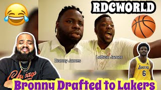 How LeBron was after Bronny got drafted to the Lakers RDCworld1  REACTION [upl. by Rabiah]