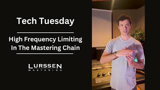 Deessing in the Mastering Chain  Tech Tuesday [upl. by Yentruoc]