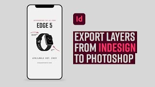 Learn how to export layers from Adobe InDesign to Photoshop and create an animated GIF [upl. by Embry]