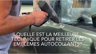 La meilleure technique pour retirer autocollants et autres adhésifs sur la carrosserie holyhood [upl. by Irrol]