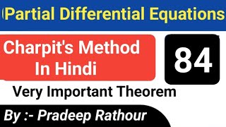 Charpits Method  Charpits Method In Partial Differential Equations  Charpits Method In Hindi [upl. by Strader476]