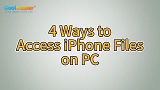 How to Access iPhone Files on PC in 4 Easy Ways [upl. by Steere]