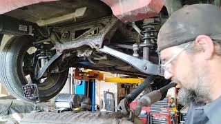 2010 Jeep Patriot rear subframe replacement pt1 [upl. by Margetts110]