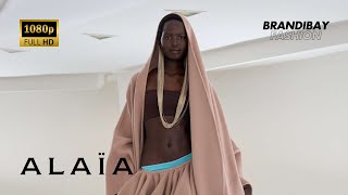 Défilé ALAÏA PrintempsÉté 2025  New York Fashion Week [upl. by Rombert]