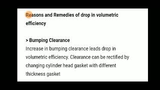 Volumetric efficiency reasons for drop and remedies [upl. by Airekat68]