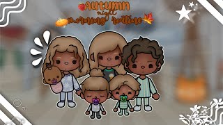 Autumn Night Routine🥧🍁 Toca Life World [upl. by Alegnatal]