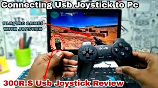 How to Connect Any Usb Joystick to PC  Play games with Usb Joystick in pc  usb joystick review [upl. by Halihs169]