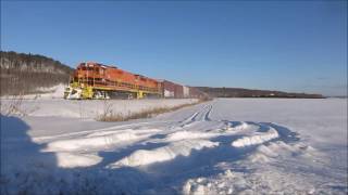 QuebecGatineau Railway  QGRY STGA  Calumet and PointeauChêne QC [upl. by Llednahc]