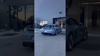 Porsche GT4 RS going into the garage ￼ [upl. by Joe328]